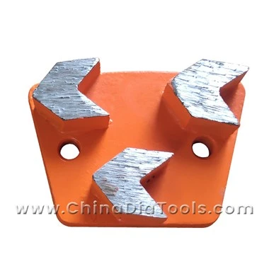 3-arrow-segment-trapezoid-grinding-shoe 3-arrow-segment-trapezoid-grinding-shoe